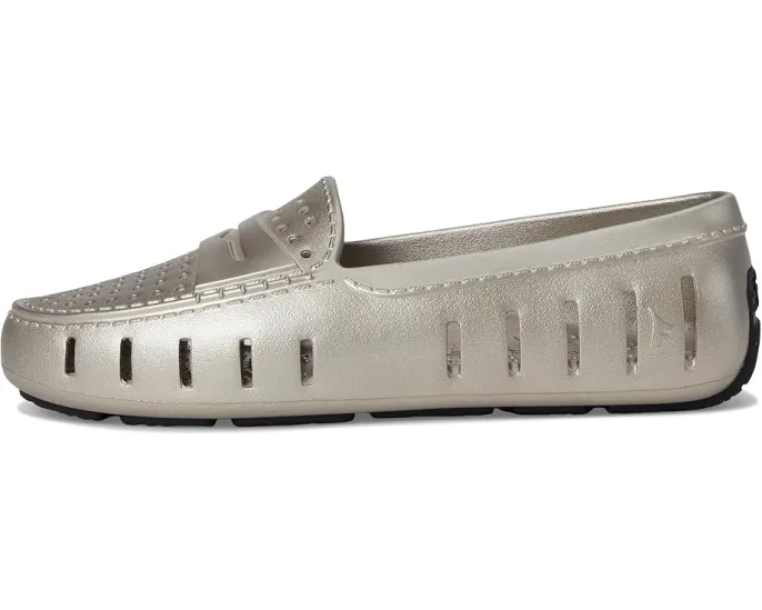 Лоферы Floafers Metallic Posh Driver с массажной стелькой и вентиляцией 360°