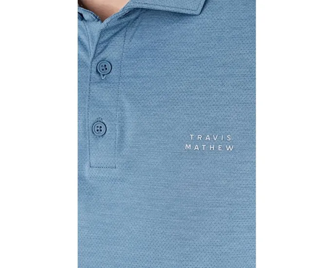 Polo футболка TravisMathew Heater Active с эластичной тканью и воротником