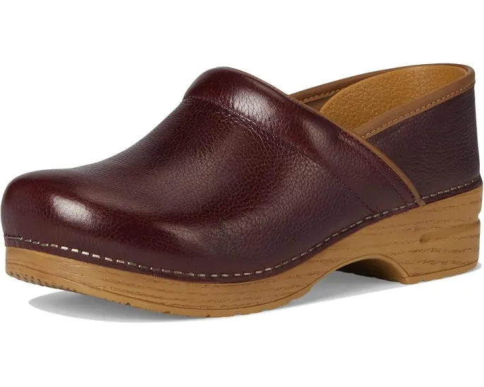 Клоги Dansko Professional с каблуком-рокером и кожаным верхом