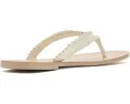 Jessica Leather Sandals от Cinq à Sept кожаные сандалии на плоском ходу