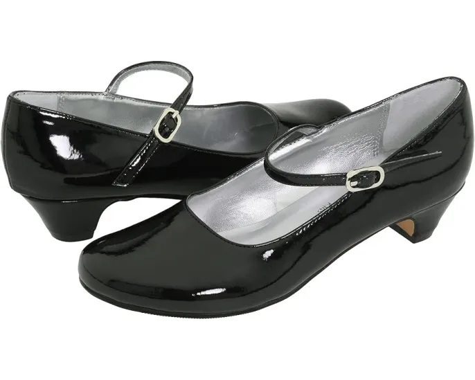 Туфли-лодочки Seeley от Nina Kids с застежкой на пряжку и небольшим каблуком