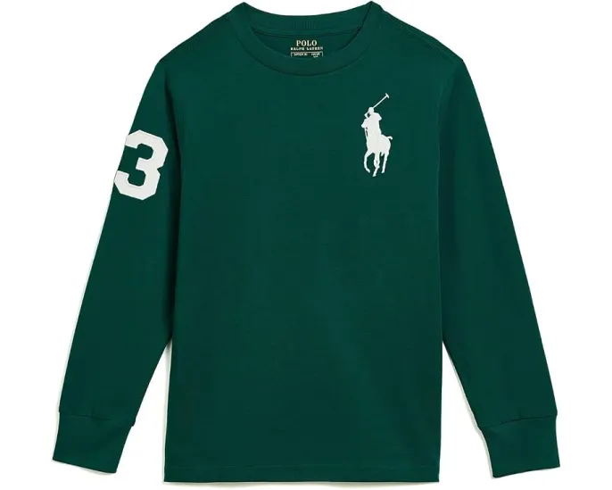 Футболка Big Pony Cotton Long Sleeve Tee от Polo Ralph Lauren Kids