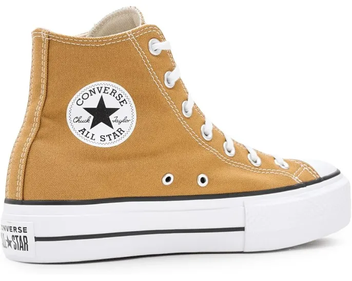 Converse Chuck Taylor All Star Lift Platform High-Top с высокой платформой и круглым носком