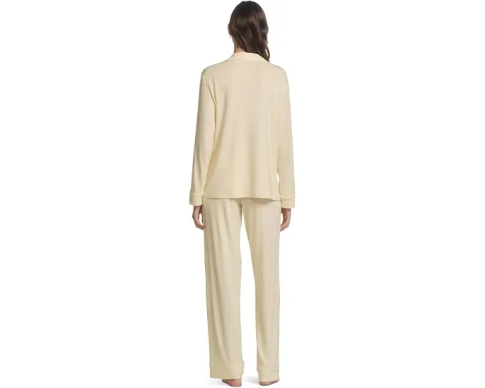 Длинный пижамный комплект Eberjey Gisele из модала с классическим воротником