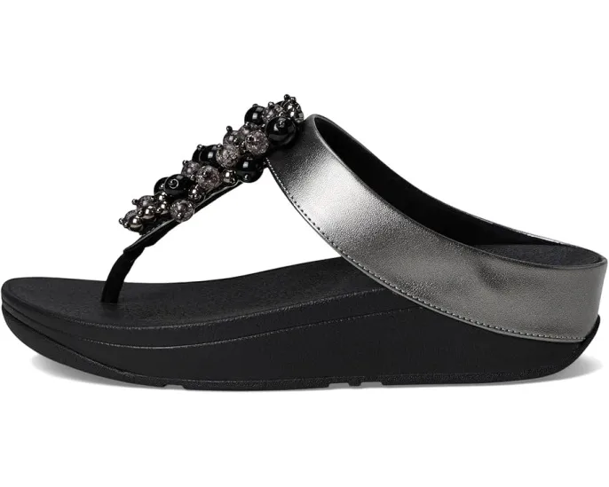 Сандалии FitFlop Fino с декоративными бусинами и удобной стелькой