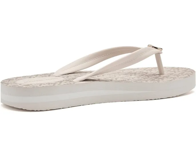 MICHAEL Michael Kors шлепанцы Posie с тонким клином и фирменным шармом