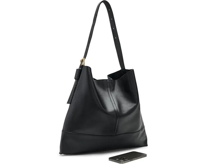 Средняя сумка AllSaints Asha из мягкой кожи с регулируемым ремнем