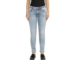 Джинсы Silver Jeans Co. Boyfriend с зауженными штанинами и средней посадкой