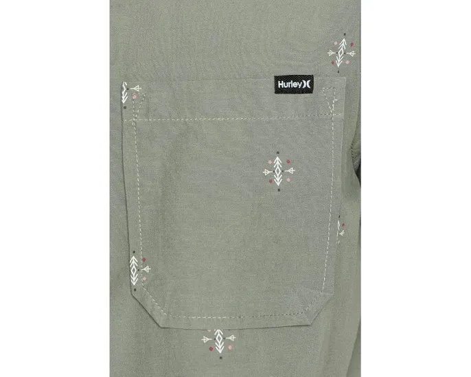 Hurley Aero Рубашка с коротким рукавом и принтом по всей поверхности