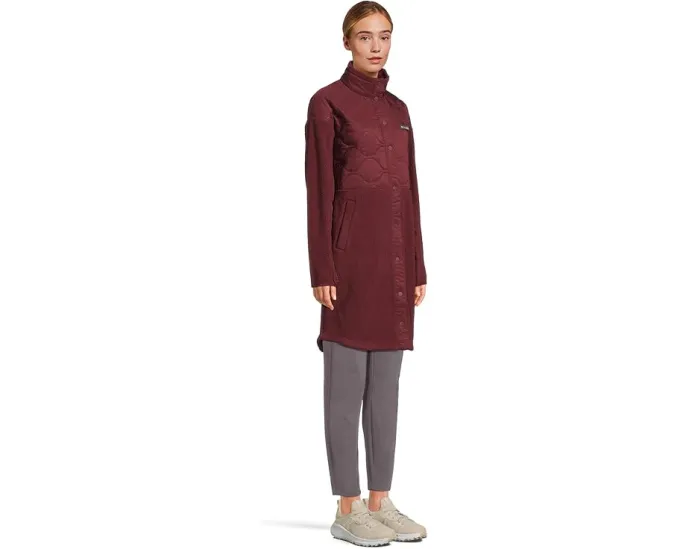 Длинная флисовая куртка Columbia Cloud Point Long Fleece с отложным воротником