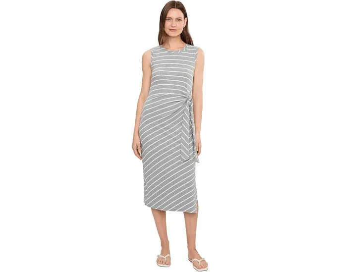 Side Tie Midi Tank Dress