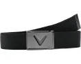 Ремень Callaway V-logo Web Belt с регулируемой пряжкой и логотипом