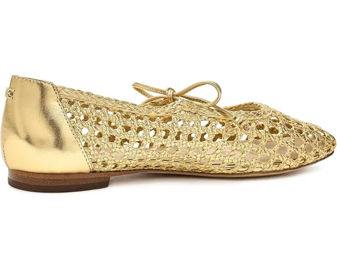 Балетки Sam Edelman Marcie с плетеным верхом и квадратным носком