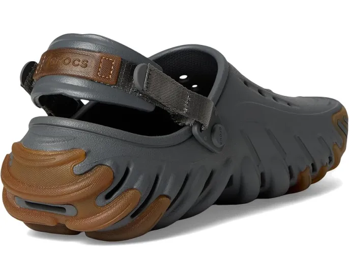 Клоги Crocs Echo Gum Ro с регулируемым задним ремешком и резиновой подошвой