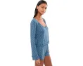 Пижамный комплект Free People Spring Break Sleep Set с ретро принтом и рюшами