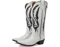 Corral Boots L6067 сапоги до икры с контрастной вышивкой и боковыми петлями