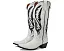 Corral Boots L6067 сапоги до икры с контрастной вышивкой и боковыми петлями