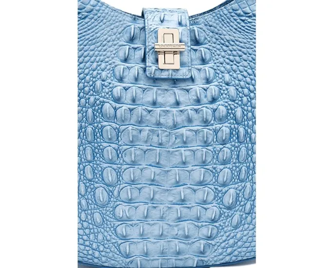 Сумка через плечо Fallon в стиле хобо с застежкой поворотным замком Brahmin