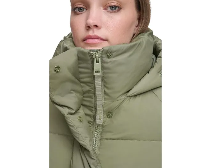 Пуховик Levi's Quilted Hooded Bubble Puffer с капюшоном