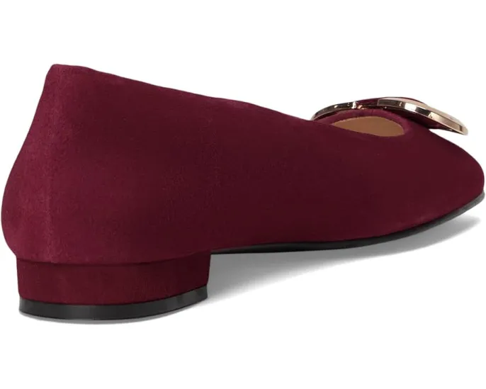 Туфли French Sole Pamela на невысоком каблуке из замши