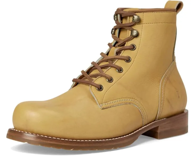 Рабочие ботинки Frye Hudson с круглым носком на прочной подошве