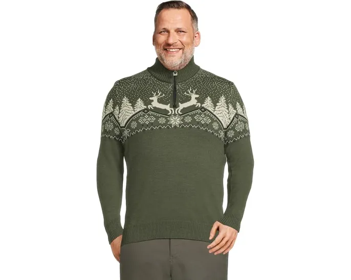 Рождественский свитер Dale of Norway Christmas Masculine из мериносовой шерсти
