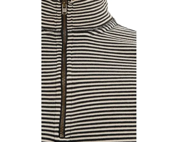 Топ Free People Avery Zip Up с молнией и V-образным вырезом