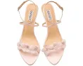 Туфли Badgley Mischka Whitney с цветочным декором из жемчуга и расклешенным каблуком