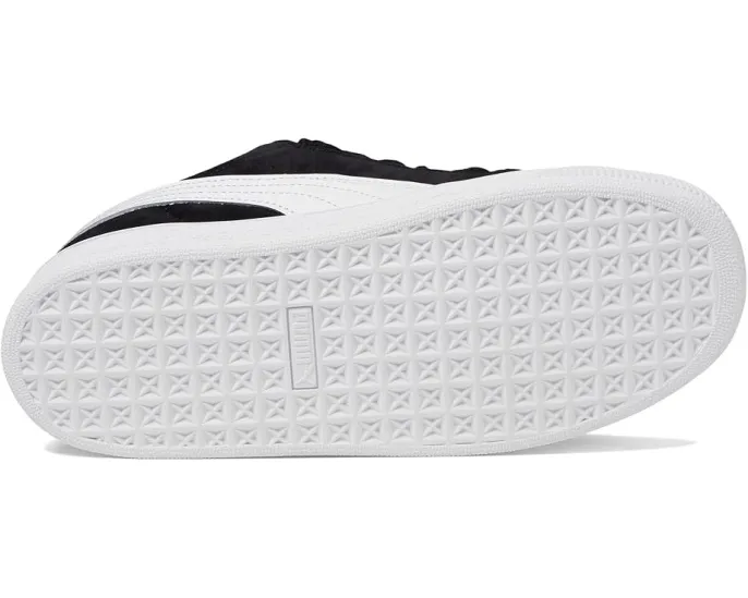 Кроссовки Puma Suede XL из замши и кожи с контрастной шнуровкой в уличном стиле