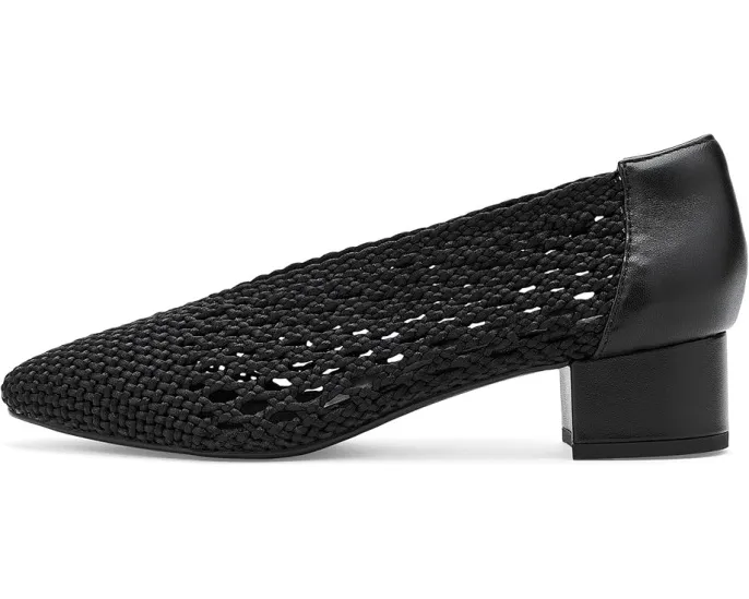 Туфли-лодочки Gretchen на квадратном каблуке с плетеным верхом от David Tate