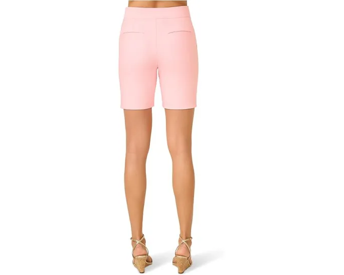 Шорты Lilly Pulitzer Sarissa Stretch с высокой посадкой и карманами длиной 7 дюймов (17.78 см)