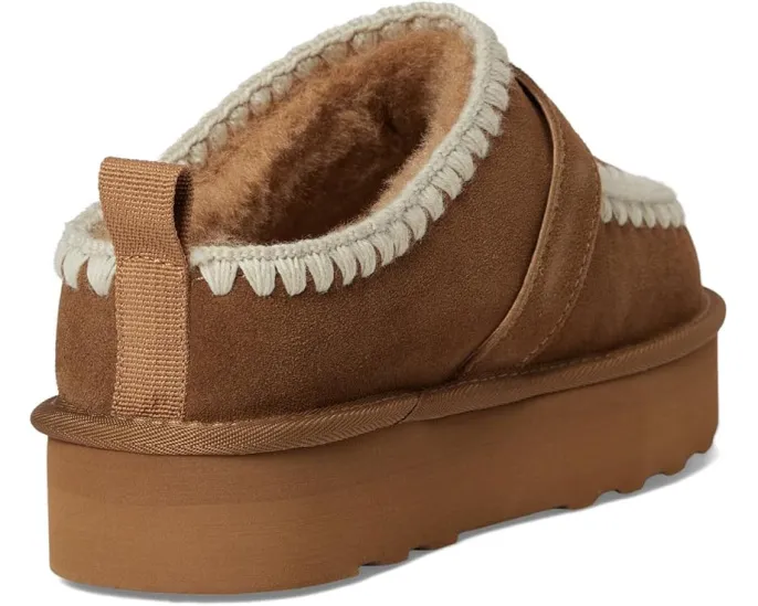 Слипоны Close с подкладкой из искусственного меха и замшевым верхом