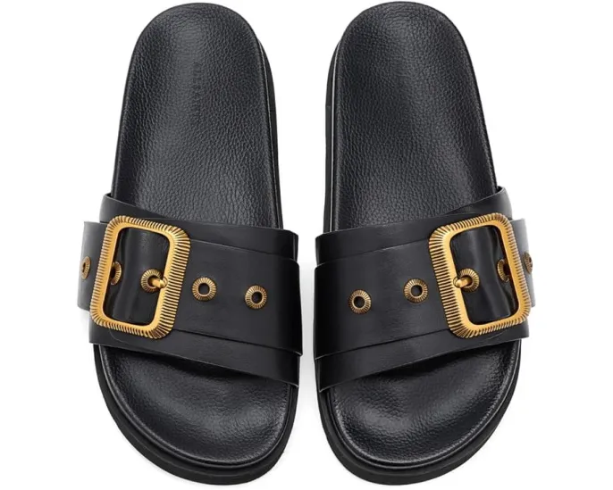 Западные сандалии AllSaints Ellie с крупной пряжкой и кожаным верхом