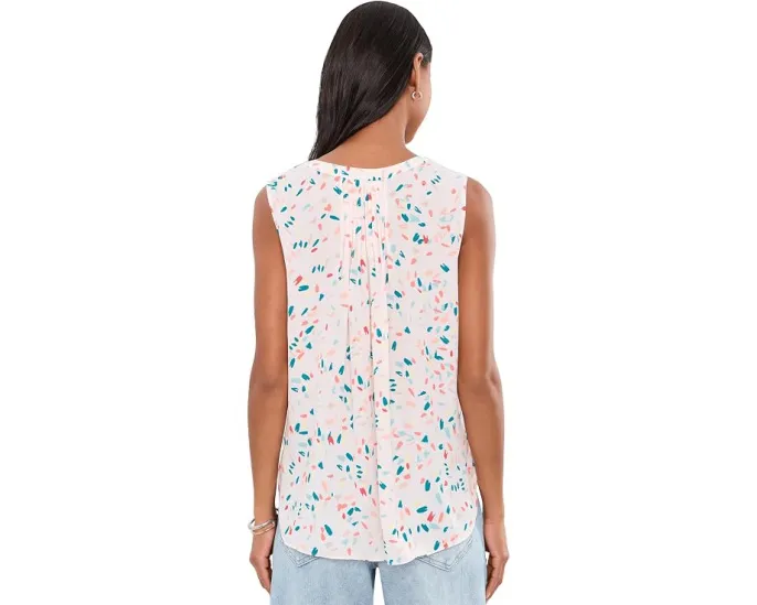 Блуза NYDJ Sleeveless Pintuck без рукавов с защипами и скрытой застежкой