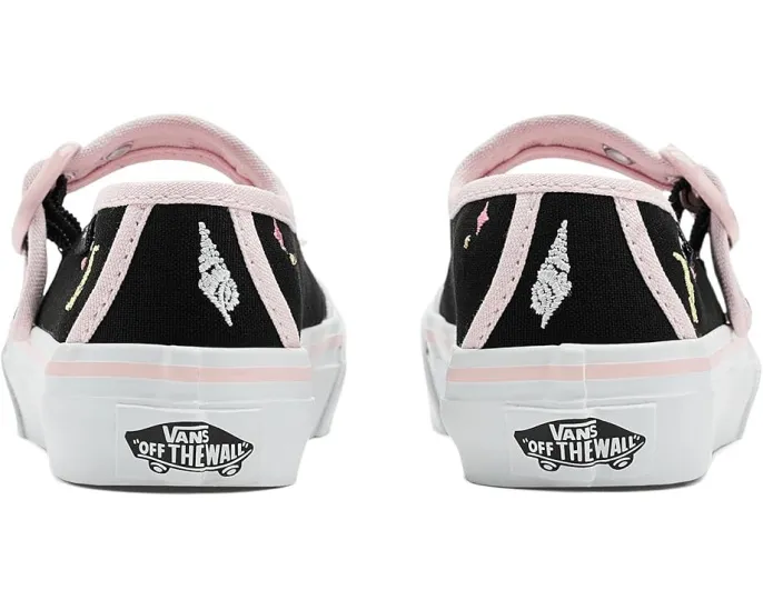 Детские туфли Mary Jane Vans Kids из прочного холста с застежкой на пряжку