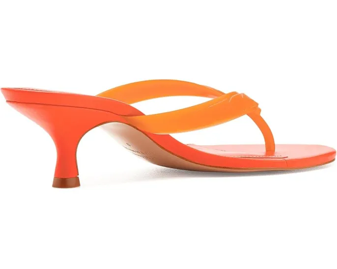 Босоножки Rob Heel Sandals от FARM Rio на каблуке с отделкой из поливинилхлорида