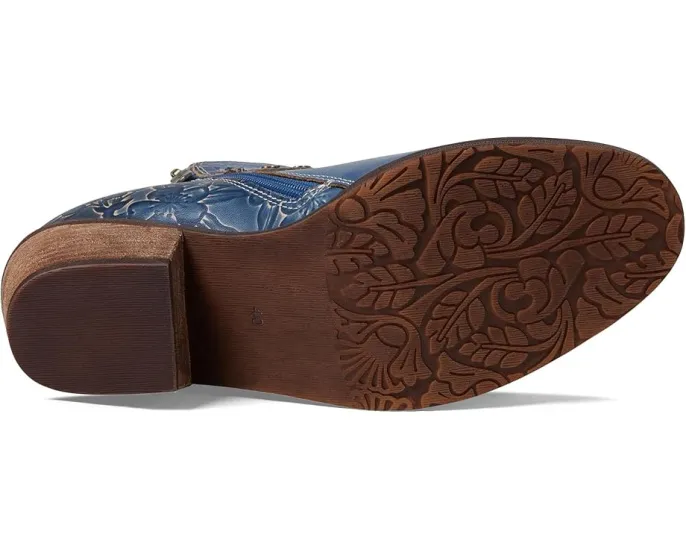 Ботинки Daintylady от L'Artiste by Spring Step в ковбойском стиле с цветочным тиснением