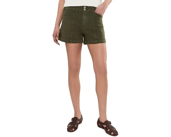 Шорты Paige Olivia в винтажном оттенке Vintage Forest Moss