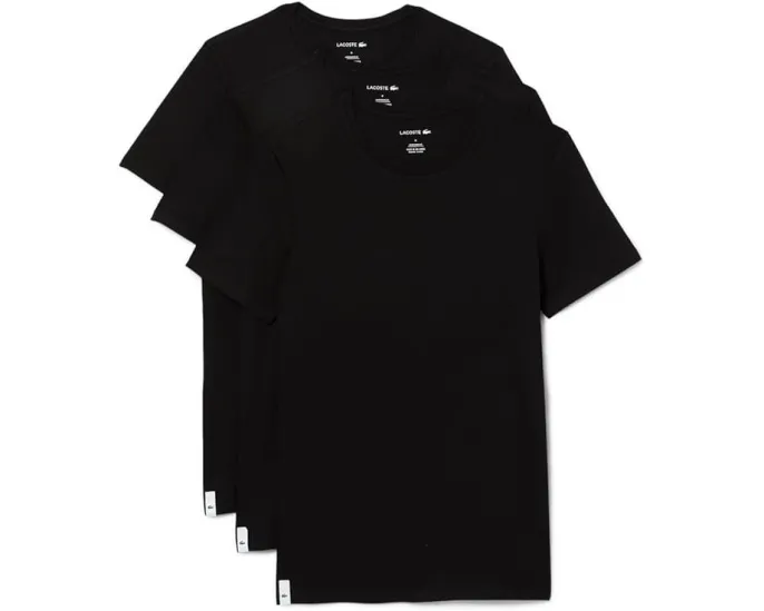 Lacoste Футболка с круглым вырезом 3 шт из чистого хлопка