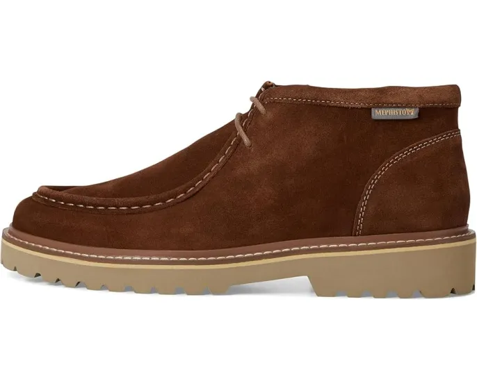 Ботинки Mephisto Alexander из замши с мокасиновым носком и массивным каблуком