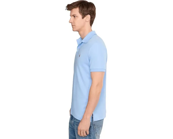 Поло Custom Slim Fit из мягкого хлопка с вышитым пони Polo Ralph Lauren