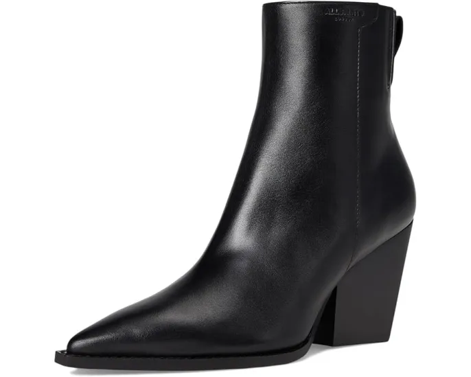 Ботильоны AllSaints Rizzo из мягкой кожи с квадратным носком