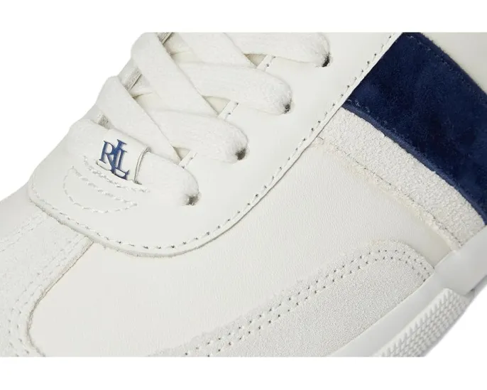 Кроссовки LAUREN Ralph Lauren Braylee двухцветные из кожи и замши