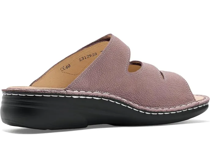 Сандалии Finn Comfort Grenada Rose Streetnubuk на трёх липучках