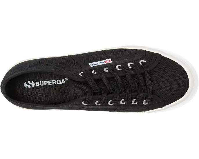 Кроссовки Superga 2740 Platform на платформе с верхом из хлопкового холста