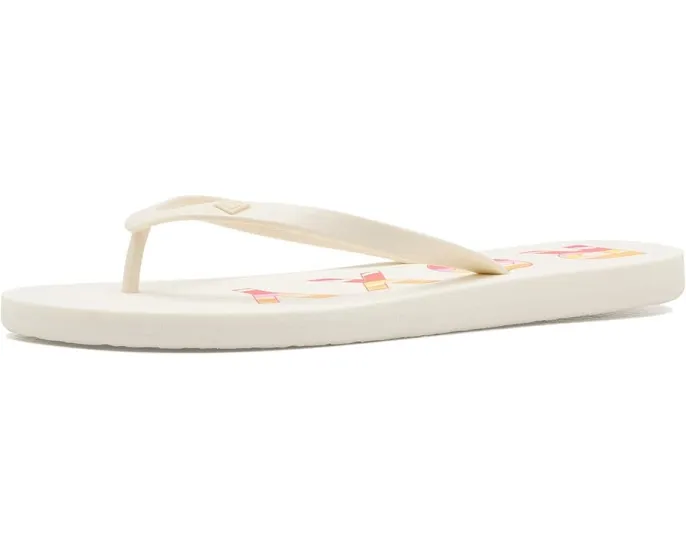 Тапочки Roxy Tahiti IX с двумя ремешками и стелькой из ЭВА