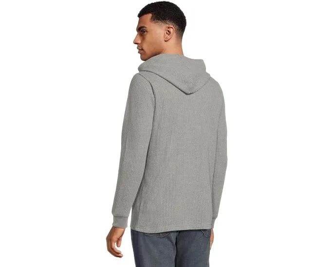 Термоблуза RVCA Dayshift Thermal Hooded Henley с капюшоном и вафельной вязкой