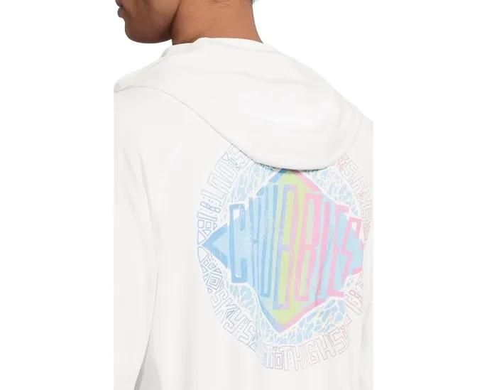 Толстовка с капюшоном Chubbies The Reflector для защиты от солнца с влагоотводящей тканью