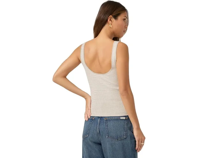 Топ-свитер Splendid Saige с шнуровкой и клетчатым принтом