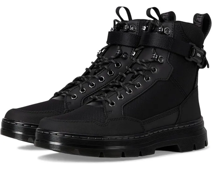 Ботинки Dr. Martens Combs Tech Mk.02 из переработанного холста с регулируемым ремнем